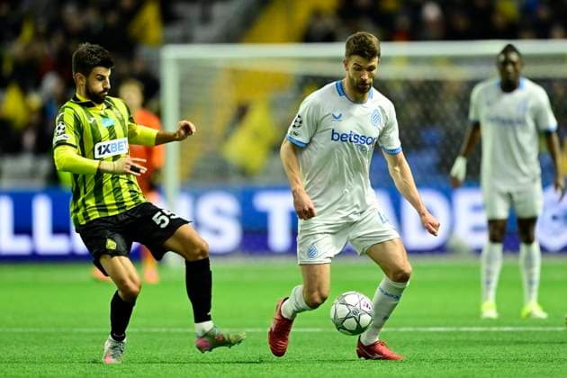 Kairat Almaty v Club Brugge - UEFA Champions League ASTANA, KAZACHSTAN - JANUARY 20 : Mechele Brandon defender of Club Brugge during the UEFA Champions League 2025 26 League Phase MD7 match between Kairat Almaty and Club Brugge on January 20, 2026 in Astana, Kazachstan, 20 01 2026 Astana Kazachstan  Copyright: xJanxDexMeuleneirx