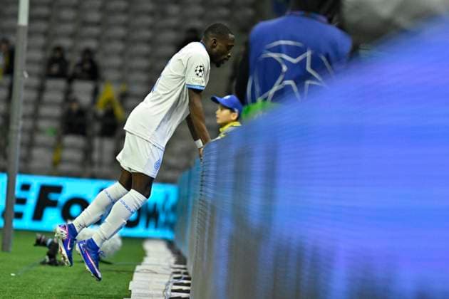 Kairat Almaty v Club Brugge - UEFA Champions League ASTANA, KAZACHSTAN - JANUARY 20 : Forbs Carlos forward of Club Brugge during the UEFA Champions League 2025 26 League Phase MD7 match between Kairat Almaty and Club Brugge on January 20, 2026 in Astana, Kazachstan, 20 01 2026 Astana Kazachstan  Copyright: xJanxDexMeuleneirx