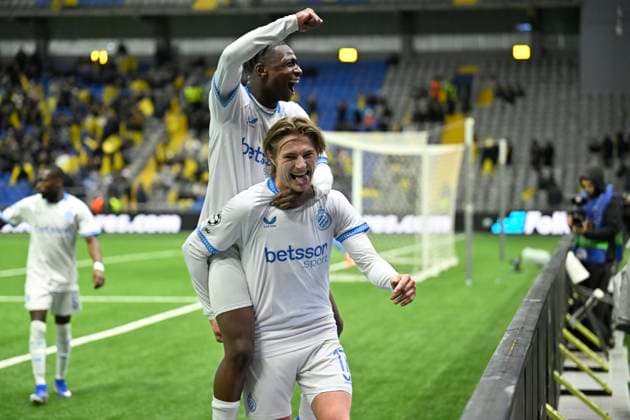 Kairat Almaty v Club Brugge - UEFA Champions League ASTANA, KAZACHSTAN - JANUARY 20 : Vermant Romeo forward of Club Brugge celebrates scoring a goal during the UEFA Champions League 2025 26 League Phase MD7 match between Kairat Almaty and Club Brugge on January 20, 2026 in Astana, Kazachstan, 20 01 2026 Astana Kazachstan  Copyright: xJanxDexMeuleneirx