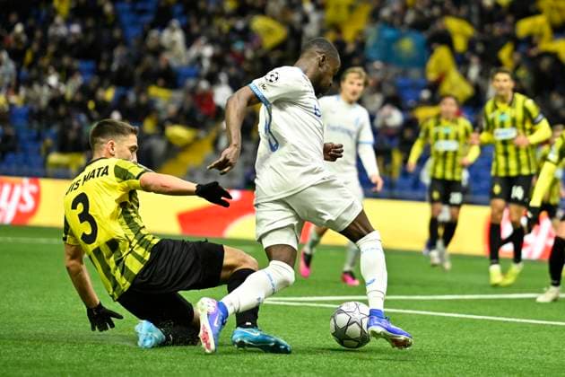 Kairat Almaty v Club Brugge - UEFA Champions League ASTANA, KAZACHSTAN - JANUARY 20 : Forbs Carlos forward of Club Brugge during the UEFA Champions League 2025 26 League Phase MD7 match between Kairat Almaty and Club Brugge on January 20, 2026 in Astana, Kazachstan, 20 01 2026 Astana Kazachstan  Copyright: xJanxDexMeuleneirx