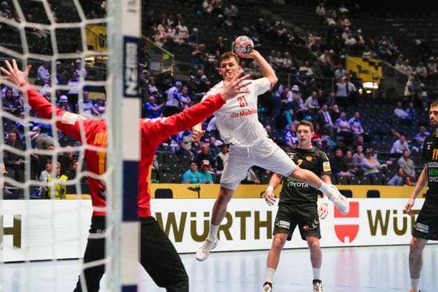 Men s European Handball Championship, Montenegro Switzerland Baerum 20260120 Switzerland s Gino Steenaerts during the European Championship men s handball match between Montenegro and Switzerland in Unity Arena in Fornebu Photo Erik Flaaris Johansen NTB Baerum Norway EDITORIAL USE ONLY RESTRICTED USE FOR BETTING COMPANIES  Copyright: xErikxFlaarisxJohansenx xNTBx