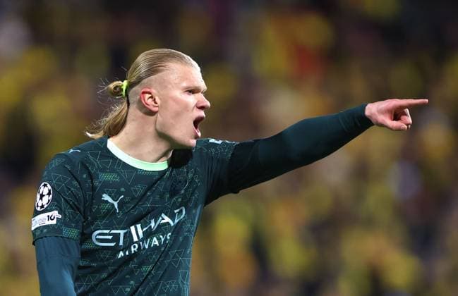 Erling Haaland of Manchester City Bodo Glimt v Manchester City, UEFA Champions League, Group Stage, Football, Aspmyra Stadion, Bodo, Norway - 20 Jan 2026Bodo Aspmyra Stadion Norway EDITORIAL USE ONLY No use with unauthorised audio, video, data, fixture lists, club league logos or live services. Online in-match use limited to 120 images, no video emulation. No use in betting, games or single club league player publications. Copyright: xKieranxMcManus Shutterstockx 16348328aj