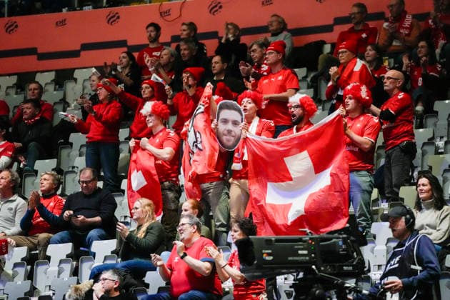 Men s European Handball Championship, Montenegro Switzerland Baerum 20260120 Audience during the European Championship men s handball match between Montenegro and Switzerland in Unity Arena in Fornebu Photo Erik Flaaris Johansen NTB Baerum Norway EDITORIAL USE ONLY RESTRICTED USE FOR BETTING COMPANIES  Copyright: xErikxFlaarisxJohansenx xNTBx