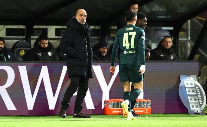 Phil Foden of Manchester City is substututed and heads straight down the tunnel Bodo Glimt v Manchester City, UEFA Champions League, Group Stage, Football, Aspmyra Stadion, Bodo, Norway - 20 Jan 2026Bodo Aspmyra Stadion Norway EDITORIAL USE ONLY No use with unauthorised audio, video, data, fixture lists, club league logos or live services. Online in-match use limited to 120 images, no video emulation. No use in betting, games or single club league player publications. Copyright: xKieranxMcManus Shutterstockx 16348328bg