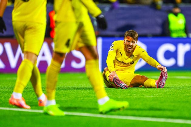 Football, Champions League 2025 2026 Bodo Glimt Manchester City Bodo 20260120 Bodo Glimts Fredrik Bjorkan in the Champions League football match between Bodo Glimt and Manchester City at Aspmyra Stadium Photo Mats Torbergsen NTB Bodo Norway EDITORIAL USE ONLY RESTRICTED USE FOR BETTING COMPANIES  Copyright: xMatsxTorbergsenx xNTBx