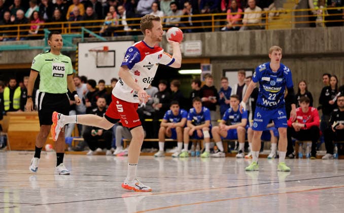 20 01 2026, Germany, Asperg, Handball TVB Stuttgart vs HBW Balingen Weilstetten, Sascha Pfattheicher HBW