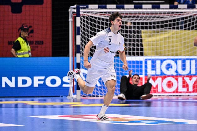 ALTRO - Pallamano - Men s EHF Euro 2026 - Poland vs Italy Leo Prantner of Italy during Men s EHF Euro 2026 - Poland vs Italy, Handball match in Kristianstad, Sweden, January 20 2026 Kristianstad Sweden  Copyright: xIPAxSport ABACAx