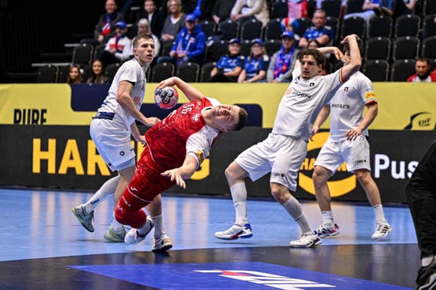 ALTRO - Pallamano - Men s EHF Euro 2026 - Poland vs Italy Dawid Dawydzik of Poland during Men s EHF Euro 2026 - Poland vs Italy, Handball match in Kristianstad, Sweden, January 20 2026 Kristianstad Sweden  Copyright: xIPAxSport ABACAx