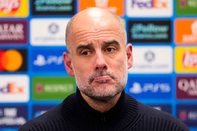 Football, Champions League 2025 2026 Bodo Glimt Manchester City Bodo 20260120 Manchester City coach Pep Guardiola during the press conference after the Champions League football match between Bodo Glimt and Manchester City at Aspmyra Stadium Photo Fredrik Varfjell NTB Bodo Norway EDITORIAL USE ONLY RESTRICTED USE FOR BETTING COMPANIES  Copyright: xFredrikxVarfjellx xNTBx