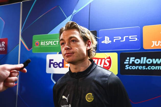 Football, Champions League 2025 2026 Bodo Glimt Manchester City Bodo 20260120 Bodo Glimts Patrick Berg after the Champions League football match between Bodo Glimt and Manchester City at Aspmyra Stadium Photo Mats Torbergsen NTB Bodo Norway EDITORIAL USE ONLY RESTRICTED USE FOR BETTING COMPANIES  Copyright: xMatsxTorbergsenx xNTBx