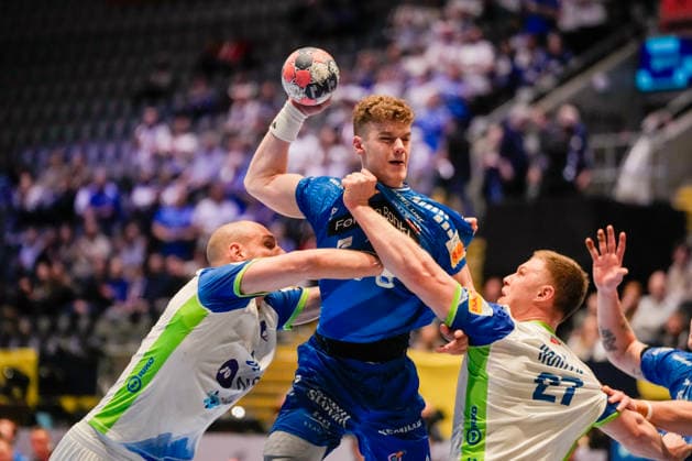 Men s European Handball Championship, Slovenia Faroe Islands Baerum 20260120 Faroe Islands Oli Mittun during the European Championship men s handball match between Slovenia and the Faroe Islands in Unity Arena in Fornebu Photo Erik Flaaris Johansen NTB Baerum Norway EDITORIAL USE ONLY RESTRICTED USE FOR BETTING COMPANIES  Copyright: xErikxFlaarisxJohansenx xNTBx