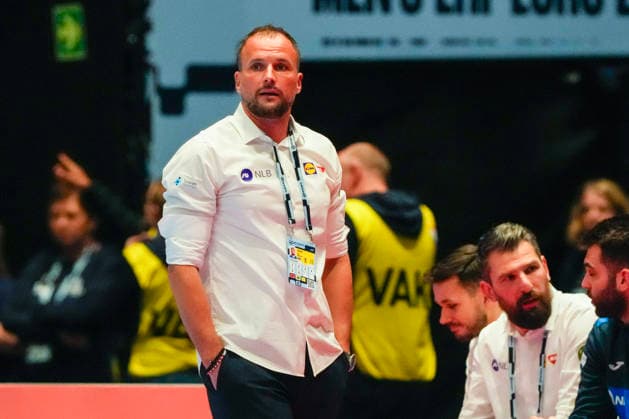 Men s European Handball Championship, Slovenia Faroe Islands Baerum 20260120 Slovenia s coach Uros Zorman during the European Championship men s handball match between Slovenia and the Faroe Islands in Unity Arena in Fornebu Photo Erik Flaaris Johansen NTB Baerum Norway EDITORIAL USE ONLY RESTRICTED USE FOR BETTING COMPANIES  Copyright: xErikxFlaarisxJohansenx xNTBx