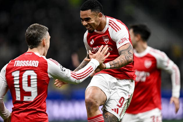 Db Milano 22 10 2025 - Champions League Inter-Arsenal foto Daniele Buffa Image nella foto: esultanza gol Gabriel Jesus 