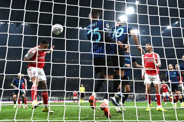 Db Milano 20 01 2026 - Champions League Inter-Arsenal foto Daniele Buffa Image nella foto: gol Gabriel Jesus 