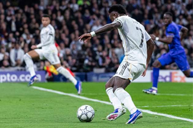 UEFA Champions League soccer match Real Madrid vs Monaco at Santiago Bernabeu stadium in Madrid, Spain. 20 January 2026 Vinicius Jr 900 Cordon Press  900 CordonxPress LOF - Champions League Real Madrid vs Monaco