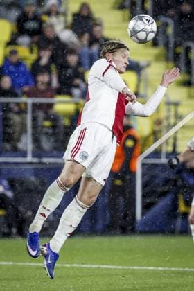 VILLARREAL - Kasper Dolberg of AFC Ajax during the UEFA Champions League match between Villarreal CF and AFC Ajax at Estadio de la Ceramic on January 20, 2026, in Villarreal, Spain. BAS CZERWINSKI ANP UEFA Champions League 2025 26 League Phase MD7 2025-2026 xVIxANPxSportx xxANPxIVx 548105302 originalFilename: 548105302.jpg