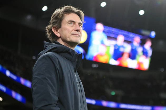 Thomas Frank, Manager of Tottenham Hotspur, looks on prior to the match Tottenham Hotspur v Borussia Dortmund, Football, UEFA Champions League 2025 26 League Phase MD7, Tottenham Hotspur Stadium, London, UK, 20 01 26 Editorial use only  Copyright: xAnthonyxHanc Shutterstockx 16377490q