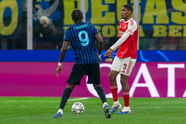 Inter Milan v Arsenal, UEFA Champions League Arsenal defender Cristhian Mosquera (3) on the ball during the Inter Milan v Arsenal UEFA Champions League match at the San Siro Stadium, Milan, Italy on 20 January 2026 Credit: Alex Young Every Second Media Editorial use only. All images are copyright Every Second Media Limited. No images may be reproduced without prior permission. Copyright: xIMAGO EveryxSecondxMediax ESM-1766-0047 AlexxYoungx xEveryxSecondxMediax