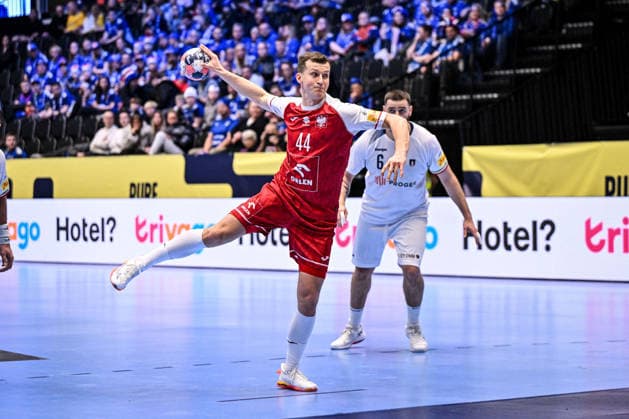 Handball, EM, Polen - Italien ALTRO - Pallamano - Men s EHF Euro 2026 - Poland vs Italy Mikolaj Czaplinski of Poland during Men s EHF Euro 2026 - Poland vs Italy, Handball match in Kristianstad, Sweden, January 20 2026 Kristianstad Sweden  Copyright: xIPAxSport ABACAx