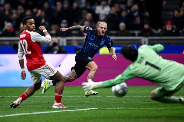 Mg Milano 22 10 2025 - Champions League Inter-Arsenal foto Matteo Gribaudi Image nella foto: Federico Dimarco 