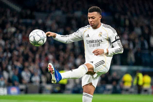 REAL MADRID CF v AS MONACO. CHAMPIONS LEAGUE 2025 2026. ROUND 7. Real Madrid CF s Kylian Mbappe celebrates goal during Champions League 2025 2026 Round 7 match. January 20,2026. (ALTERPHOTOS Tomas Garrido) MadridSpain  Copyright: xTomasxGarridox