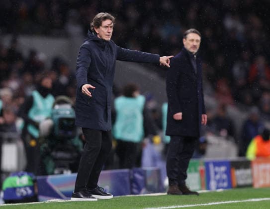 London, England, 20th January 2026. Thomas Frank coach of Tottenham during the Tottenham Hotspur vs Borussia Dortmund UEFA Champions League match at the Tottenham Hotspur Stadium, London. Picture credit should read: David Klein Sportimage EDITORIAL USE ONLY. No use with unauthorised audio, video, data, fixture lists, club league logos or live services. Online in-match use limited to 120 images, no video emulation. No use in betting, games or single club league player publications. SPI_080_DK_Spurs_Dortmund SPI-4464-0081