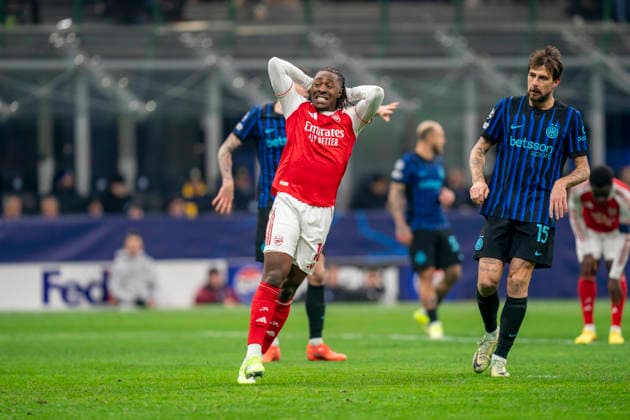 Inter Milan v Arsenal, UEFA Champions League Arsenal midfielder Eberechi Eze (10) on the ball during the Inter Milan v Arsenal UEFA Champions League match at the San Siro Stadium, Milan, Italy on 20 January 2026 Credit: Alex Young Every Second Media Editorial use only. All images are copyright Every Second Media Limited. No images may be reproduced without prior permission. Copyright: xIMAGO EveryxSecondxMediax ESM-1766-0053 AlexxYoungx xEveryxSecondxMediax