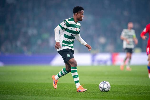 January 20, 2026, Lisbon, Lisbon, Portugal: LISBON, PORTUGAL - JANUARY 20: GENY CATAMO of Sporting CP is seen on action during the UEFA Champions League 2025 26 League Phase MD7 match between between Sporting CP and Paris SG, at Jose Alvalade Stadium on January 20, 2026 in Lisbon, Portugal Lisbon Portugal - ZUMAl192 20260120_zsp_l192_049 Copyright: xMiguelxLemosx