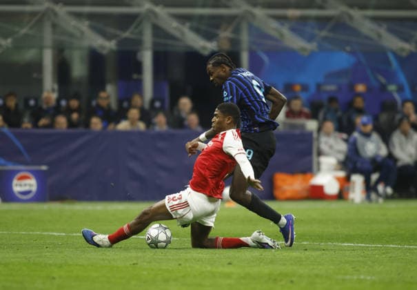 Marcus Thuram of FC Inter during the Uefa Champions League 2025 26 season football match between FC Inter and FC Arsenal on 20 January 2026 at â?? Giuseppe Meazza Stadium, San Siro, Milan, Italy. Photo Nderim KACELI  Copyright: xNderimxKaceli IPAxSportx xipa-agency.netx xx IPA_70343418 IPA_Agency_IPA70343418