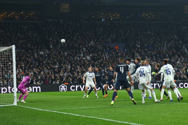 F.C. Copenhagen v SSC Napoli - UEFA Champions League 2025 26 League Phase MD7 Scott McTonimay of Napoli scores their first goal during the UEFA Champions League 2025 26 League Phase MD7 match between F.C. Copenhagen and SSC Napoli at Parken Stadium in Copenhagen, Denmark, on January 20, 2026 Copenaghen Denmark Italy  Copyright: xCiroxDexLucax originalFilename:deluca-fccopenh260120_npZro.jpg