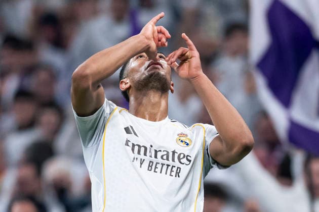 REAL MADRID CF v AS MONACO. CHAMPIONS LEAGUE 2025 2026. ROUND 7. Real Madrid CF s Jude Bellingham celebrates goal during Champions League 2025 2026 Round 7 match. January 20,2026. (ALTERPHOTOS Tomas Garrido) MadridSpain  Copyright: xTomasxGarridox