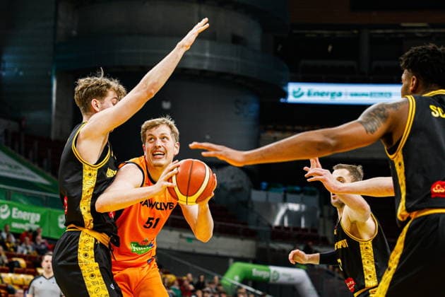 Sopot, 20.01.2026 FIBA EUROPE CUP KOSZYKOWKA MEZCZYZN MECZ Energa Trefl Sopot - Rostock Seawolves FIBA EUROPE CUP BASKETBALL LEAGUE GAME Energa Trefl Sopot - Rostock Seawolves NZ Bent Leuchten FOT. KRZYSZTOF POLACZYK 058sport.pl NEWSPIX.PL --- newspix.pl POLAND OUT! 