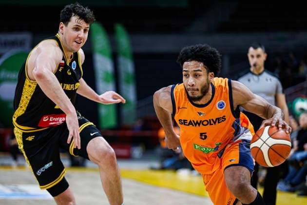 Sopot, 20.01.2026 FIBA EUROPE CUP KOSZYKOWKA MEZCZYZN MECZ Energa Trefl Sopot - Rostock Seawolves FIBA EUROPE CUP BASKETBALL LEAGUE GAME Energa Trefl Sopot - Rostock Seawolves NZ D™Shawn Schwartz FOT. KRZYSZTOF POLACZYK 058sport.pl NEWSPIX.PL --- newspix.pl POLAND OUT! 