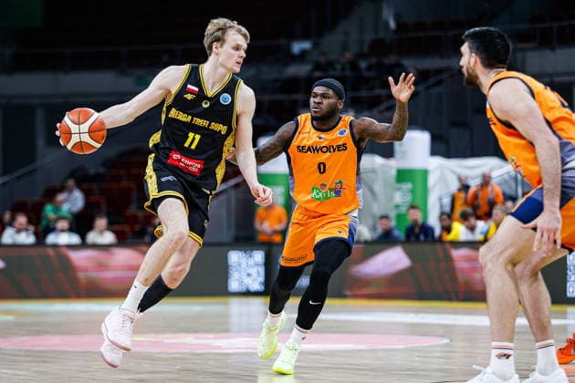 Sopot, 20.01.2026 FIBA EUROPE CUP KOSZYKOWKA MEZCZYZN MECZ Energa Trefl Sopot - Rostock Seawolves FIBA EUROPE CUP BASKETBALL LEAGUE GAME Energa Trefl Sopot - Rostock Seawolves NZ Kasper Suurorg , FOT. KRZYSZTOF POLACZYK 058sport.pl NEWSPIX.PL --- newspix.pl POLAND OUT! 
