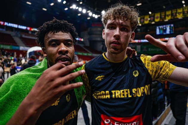 Sopot, 20.01.2026 FIBA EUROPE CUP KOSZYKOWKA MEZCZYZN MECZ Energa Trefl Sopot - Rostock Seawolves FIBA EUROPE CUP BASKETBALL LEAGUE GAME Energa Trefl Sopot - Rostock Seawolves NZ Paul Scruggs , Szymon Nowicki , FOT. KRZYSZTOF POLACZYK 058sport.pl NEWSPIX.PL --- newspix.pl POLAND OUT! 