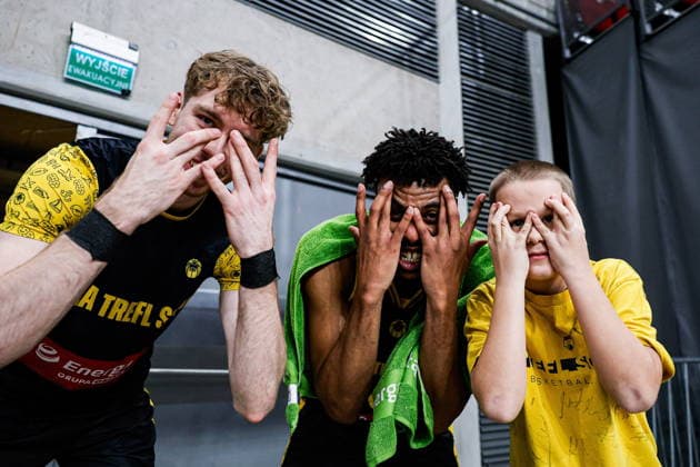 Sopot, 20.01.2026 FIBA EUROPE CUP KOSZYKOWKA MEZCZYZN MECZ Energa Trefl Sopot - Rostock Seawolves FIBA EUROPE CUP BASKETBALL LEAGUE GAME Energa Trefl Sopot - Rostock Seawolves NZ Paul Scruggs , Szymon Nowicki , kibice fans supporters , FOT. KRZYSZTOF POLACZYK 058sport.pl NEWSPIX.PL --- newspix.pl POLAND OUT! 