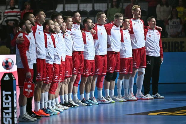 Handball, EM, Polen - Italien 2026.01.20 Kristianstad Szwecja Pilka Reczna Mistrzostwa Europy w pilce recznej mezczyzn 2026 Polska - Wlochy N z Hymn Foto Norbert Barczyk PressFocus 2026.01.20 Kristianstad Szwecja Handball Men s EHF Euro 2026 Poland - Italy Hymn Credit: Norbert Barczyk PressFocus NEWSPIX.PL --- newspix.pl POLAND OUT! 