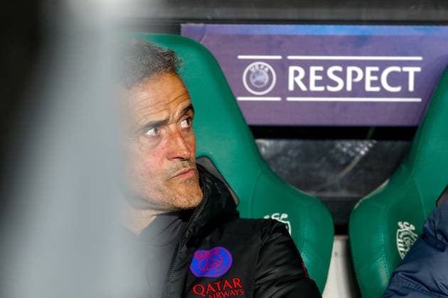 Estádio Jose Alvalde Luis Enrique head coach of Paris Saint-Germain looks on during the UEFA Champions League 2025 26 League Phase MD7 match between Sporting CP and Paris Saint-Germain at Estádio José Alvalade on January 20, 2026 in Lisbon, Portugal. UEFA Champions League 2025 26 - Sporting CP vs Paris Saint-Germain (Valter Gouveia SPP) Copyright: xValterxGouveia SPPx Sportspressphoto_SPR83752