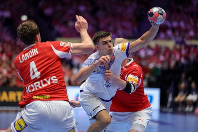 26Costa, Francisco Portugal in action during the match between DENMARK VS PORTUGAL, valid for Men s EHF EURO 2026 at Jyske Bank Boxen in Herning on 20 January 2026. Herning Jyske Bank Boxen Herning Denmark Copyright: xIMAGOx xPRIMExSPORTSxIMAGESx xANGELOxMOREIRAx
