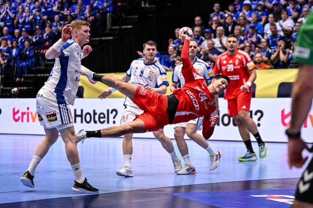 ALTRO - Pallamano - Men s EHF Euro 2026 - Hungary vs Iceland Gergo Fazekas of Hungary during Men s EHF Euro 2026 - Hungary vs Iceland, Handball match in Kristianstad, Sweden, January 20 2026 Kristianstad Sweden  Copyright: xIPAxSport ABACAx