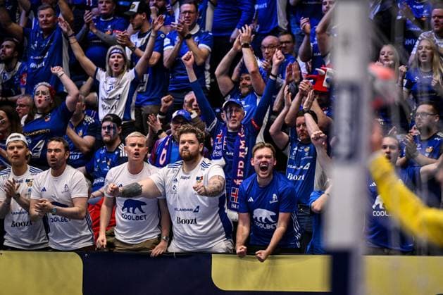 ALTRO - Pallamano - Men s EHF Euro 2026 - Hungary vs Iceland Tifosi, Fans of Islanda Iceland during Men s EHF Euro 2026 - Hungary vs Iceland, Handball match in Kristianstad, Sweden, January 20 2026 Kristianstad Sweden  Copyright: xIPAxSport ABACAx