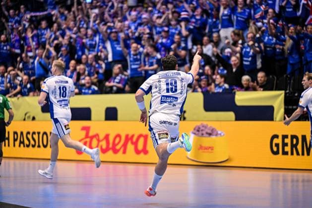 ALTRO - Pallamano - Men s EHF Euro 2026 - Hungary vs Iceland Orri Freyr Porkelsson of Iceland during Men s EHF Euro 2026 - Hungary vs Iceland, Handball match in Kristianstad, Sweden, January 20 2026 Kristianstad Sweden  Copyright: xIPAxSport ABACAx