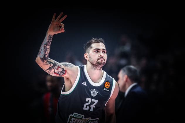 EuroLeague Basketball, Panathinaikos AKTOR Athens vs Baskonia Vitoria-Gasteiz -Vassilis Toliopoulos, 27 of Panathinaikos AKTOR Athens in action during the Euroleague regular season basketball match between Panathinaikos AKTOR Athens and Baskonia Vitoria-Gasteiz at Telekom Center Athens on January 20, 2026 in Athens, Greece. ATHENS Greece Copyright: xOnexInchxProductionsx 6819514