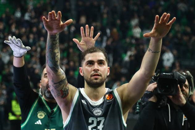 EuroLeague Basketball, Panathinaikos AKTOR Athens vs Baskonia Vitoria-Gasteiz -Vassilis Toliopoulos, 27 of Panathinaikos AKTOR Athens in action during the Euroleague regular season basketball match between Panathinaikos AKTOR Athens and Baskonia Vitoria-Gasteiz at Telekom Center Athens on January 20, 2026 in Athens, Greece. ATHENS Greece Copyright: xOnexInchxProductionsx 6819368