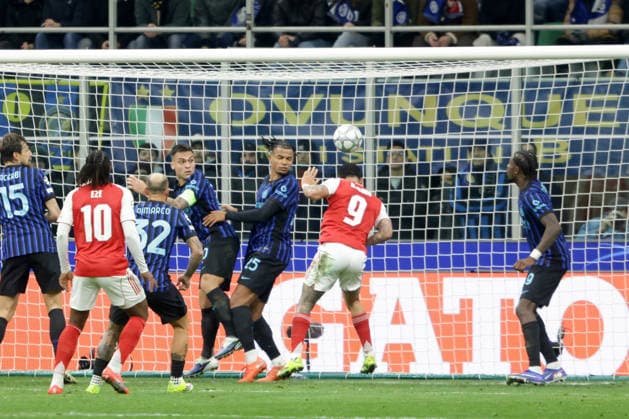 GABRIEL JESUS, Arsenal, Champions League, 2025-26, Inter vs Arsenal 1-2, 20-01-2026, Secondo Gol, Second Goal CHAMPIONS LEAGUE 2025-26 INTER-ARSENAL 1-2