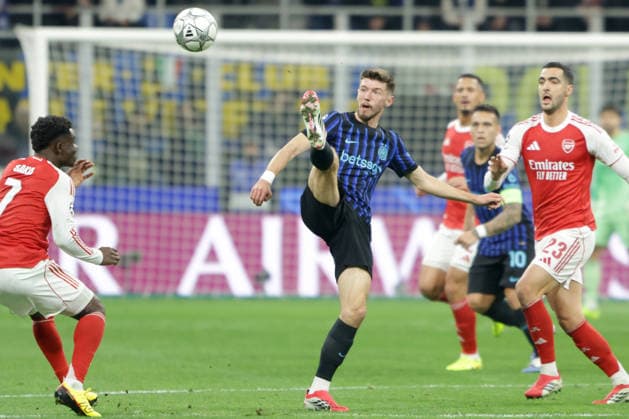 PETAR SUCIC, Inter, Champions League, 2025-26, Inter vs Arsenal 1-2, 20-01-2026, Contrasto, Action CHAMPIONS LEAGUE 2025-26 INTER-ARSENAL 1-2