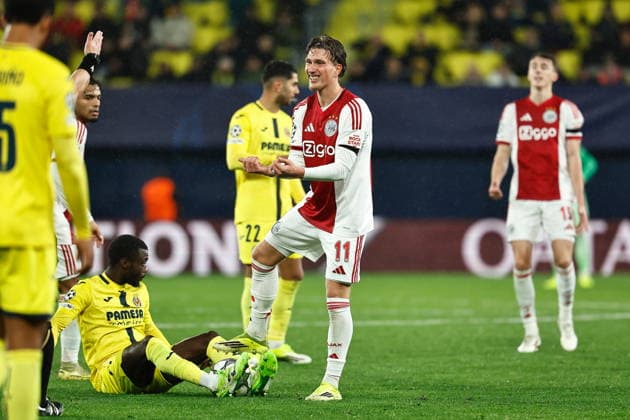 Mika Godts (Ajax), JANUARY 20, 2026 - Football Soccer : UEFA Champions League league phase match day 6 between Villarreal CF - AFC Ajax at the Estadio de la Ceramica in Vila-Real, Spain. Noxthirdxpartyxsales  aflo_316837864