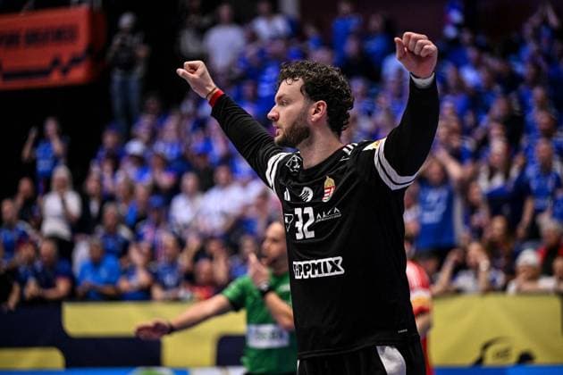 ALTRO - Pallamano - Men s EHF Euro 2026 - Hungary vs Iceland Kristof Palasics of Hungary during Men s EHF Euro 2026 - Hungary vs Iceland, Handball match in Kristianstad, Sweden, January 20 2026 Kristianstad Sweden  Copyright: xIPAxSport ABACAx