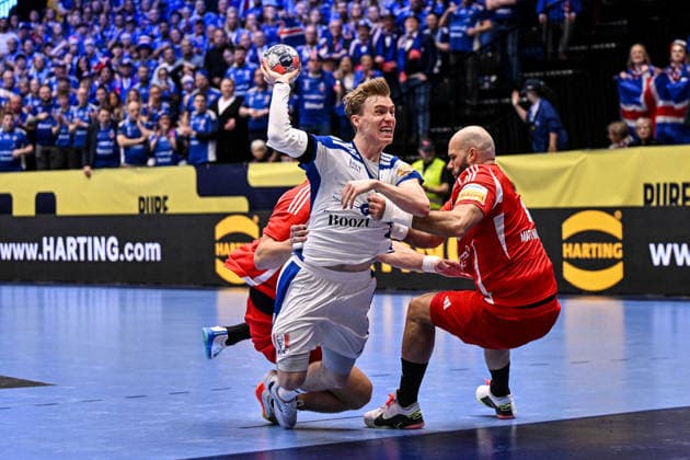 ALTRO - Pallamano - Men s EHF Euro 2026 - Hungary vs Iceland Gisli Kristjansson of Iceland during Men s EHF Euro 2026 - Hungary vs Iceland, Handball match in Kristianstad, Sweden, January 20 2026 Kristianstad Sweden  Copyright: xIPAxSport ABACAx