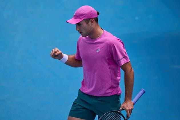 Arthur Fery of Great Britain Australian Open tennis tournament, Day Four, Melbourne Park, Australia - 21 Jan 2026Melbourne Melbourne Park Victoria (VIC) Australia  Copyright: xRachelxBach Shutterstockx 16303006p